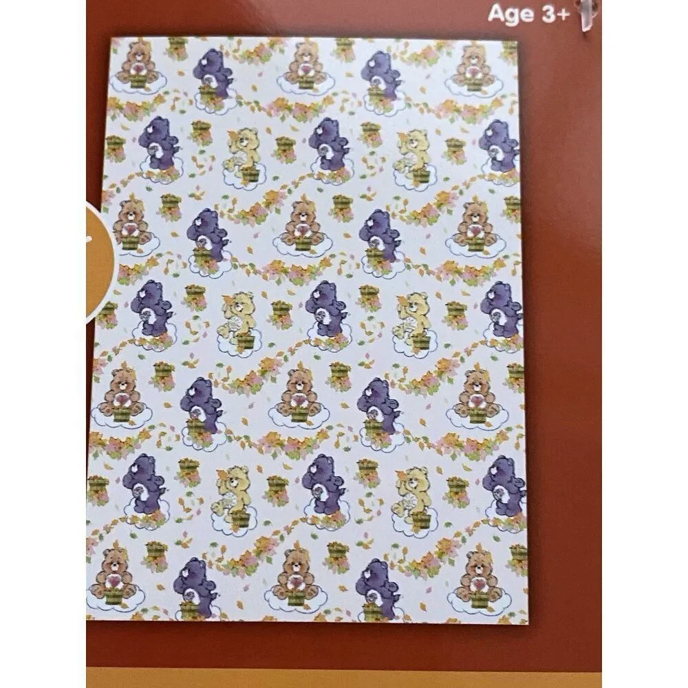 Care Bears Autumn Fall Leaves‎ 60 X 90” TWIN Sz Throw Blanket Yellow NEW